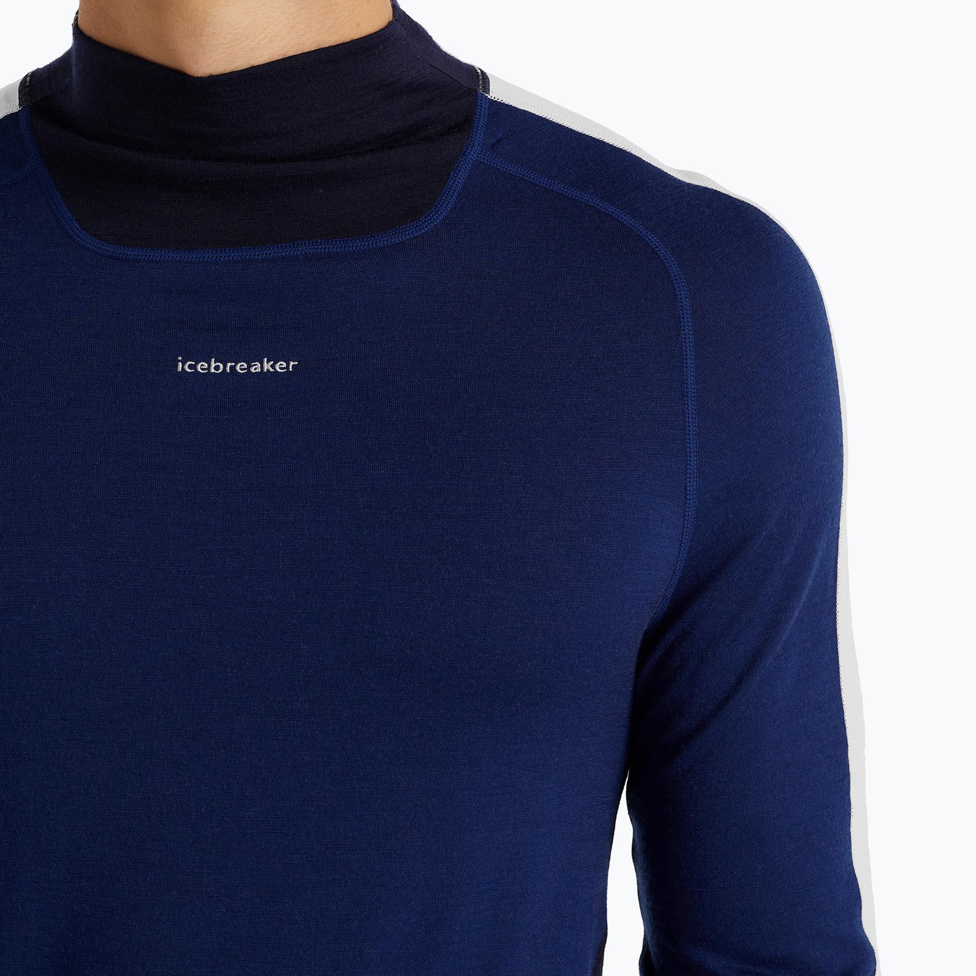 Maglia termica a maniche lunghe da uomo Icebreaker 200 Oasis Sonebula Collo Alto 5/7