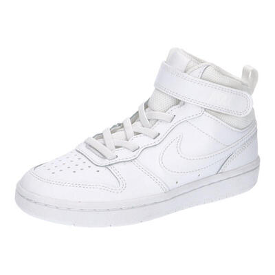 Scarpe Da Ginnastica Nike Modello Court Borough Mid 2 (ps) Colore Bianco