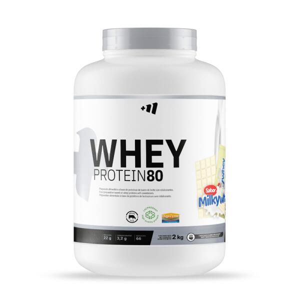Białko serwatkowe 80 - 2 kg Biała czekolada z mleczną serwatką MASMUSCULO