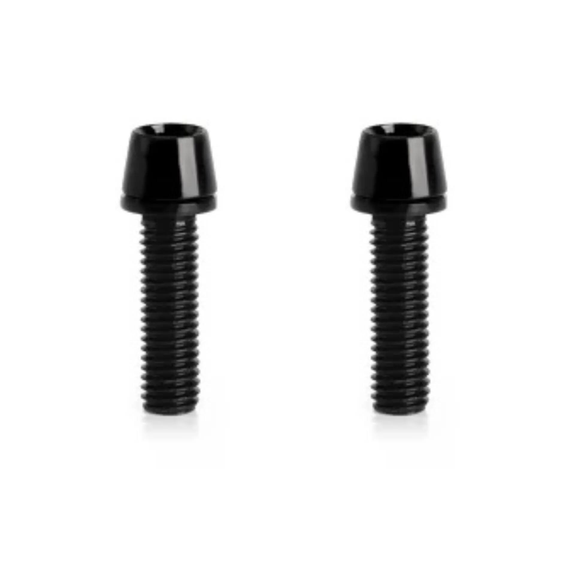 Tornillos potencia bicicleta M5 acero aleado 10B21 pack 6 negro 2/4