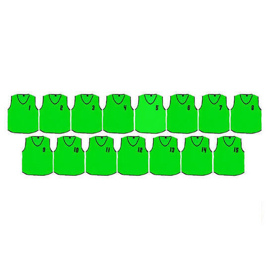 Chasubles Adulte (Vert) 15 ans et plus