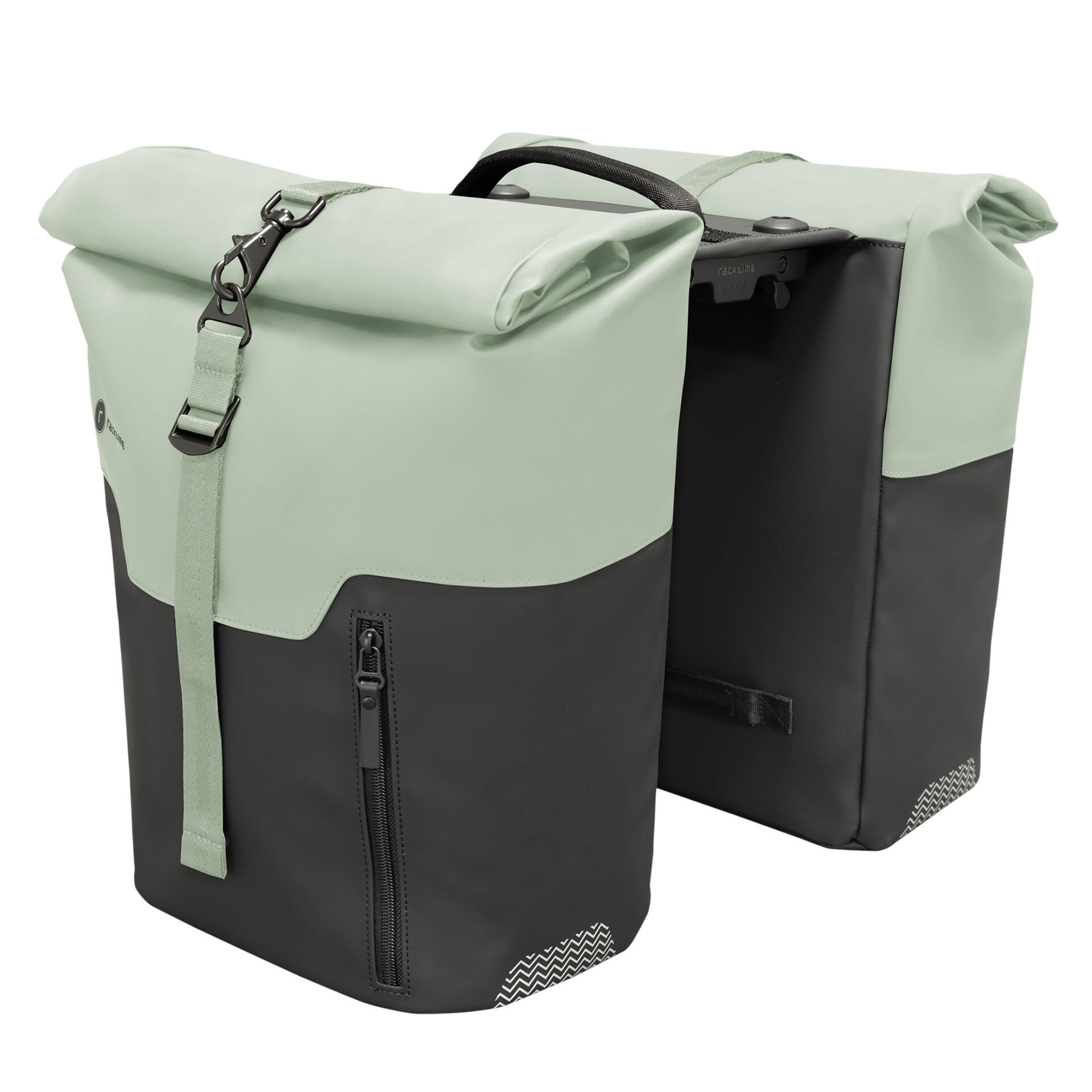 Racktime - Sacoche Double Pour Vélo Virgil, Verte - Sacoche Vélo - Vert - Decathlon