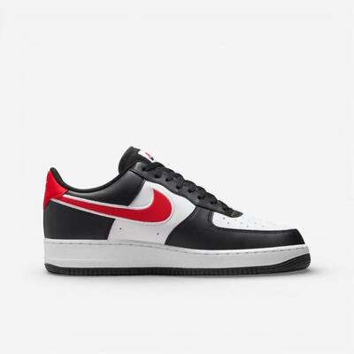 Nike air force 1 low '07 next nature black white university red