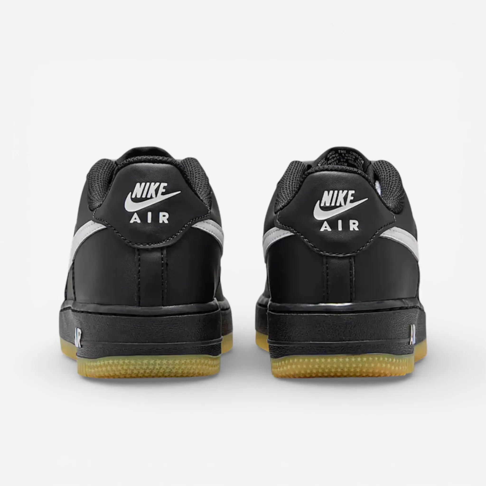 Nike Air Force 1 Low LV8 Black Gum Light Brown White (GS) 3/3