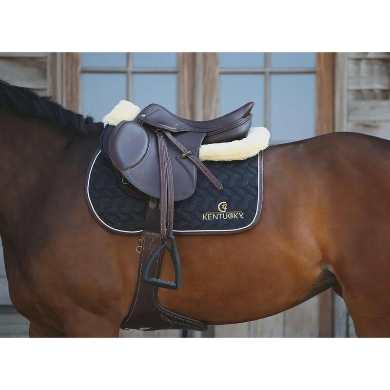 Kentucky Zadeldek Logo Wit -