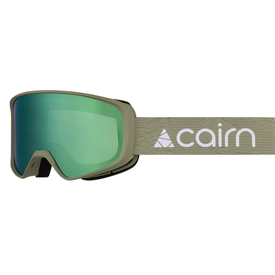 CAIRN Masque de ski GLIDE PURE CLX3 - MAT LIGHT KHAKI 3/4