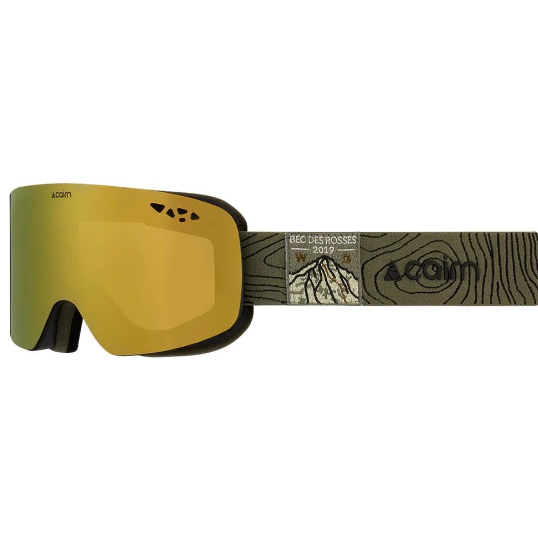 CAIRN Masque de ski ORIGIN PURE CLX3 - MAT KHAKI 3/4