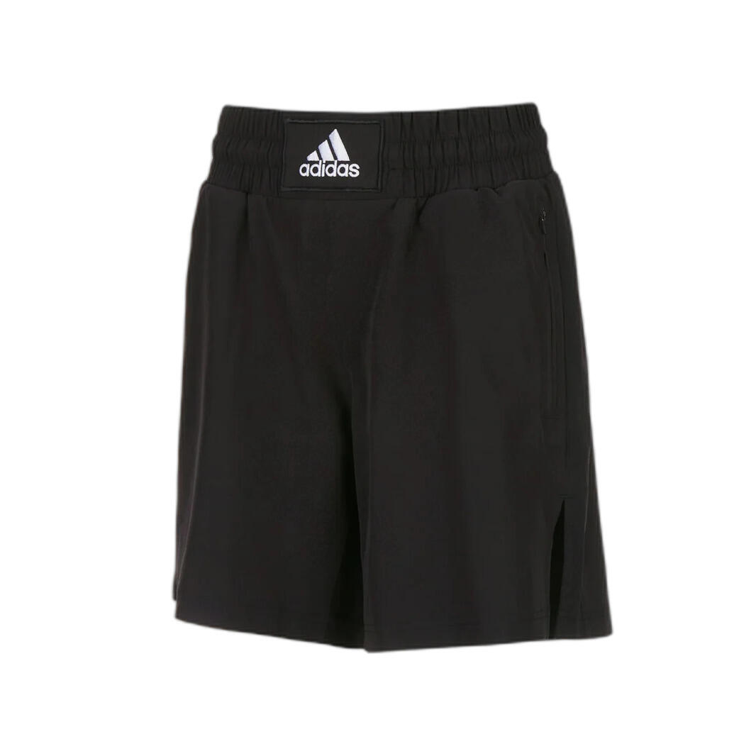 Adidas - Short De Boxe D'Entraînement Adidas - Cuissard De Running - Blanc|noir - 40 M - Decathlon