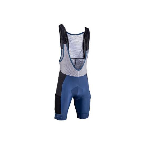 Cuissard à bretelles homme MTB Endurance 5.0 bleu