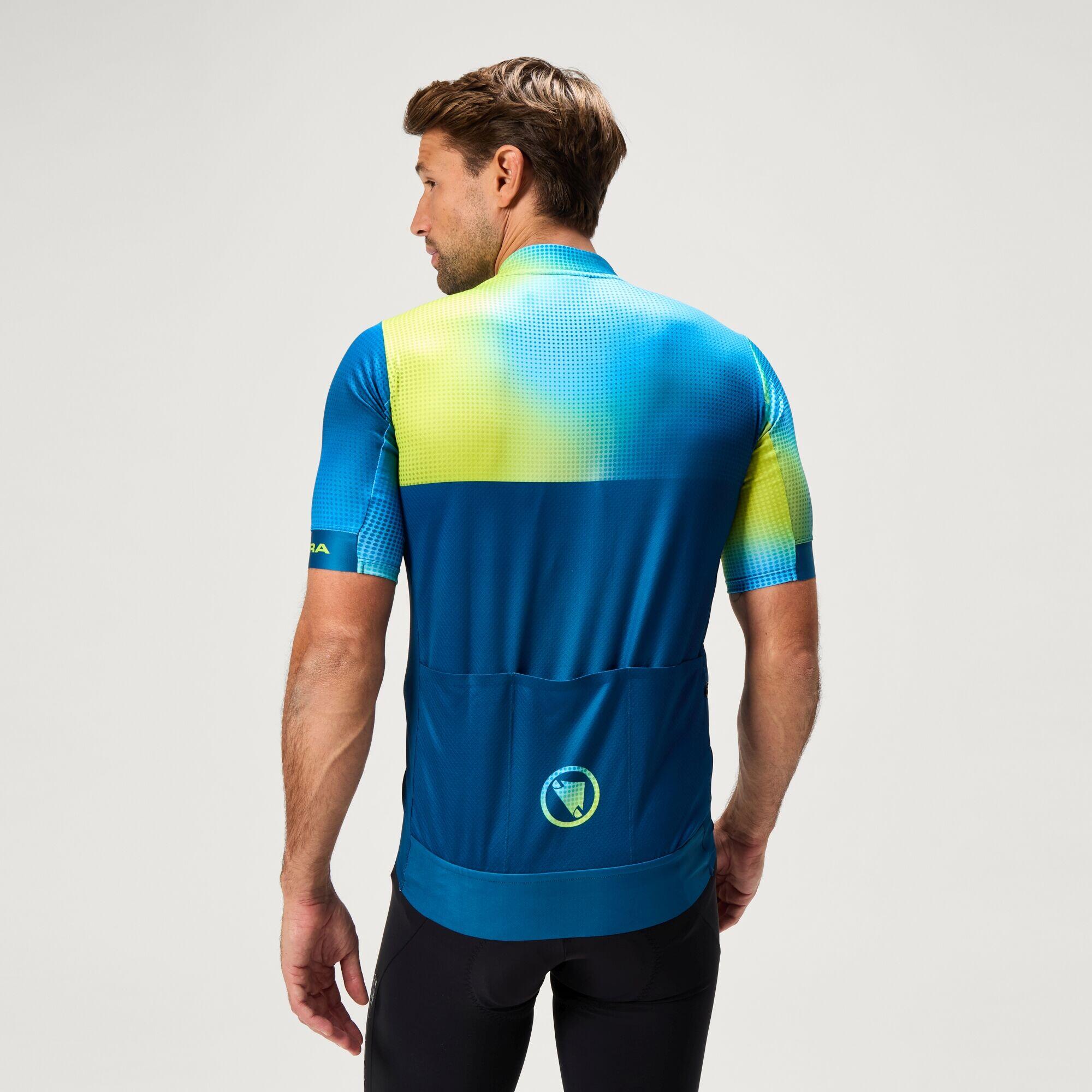 Herren Shirt Bitmap Block Mit Reißverschluss 3/7