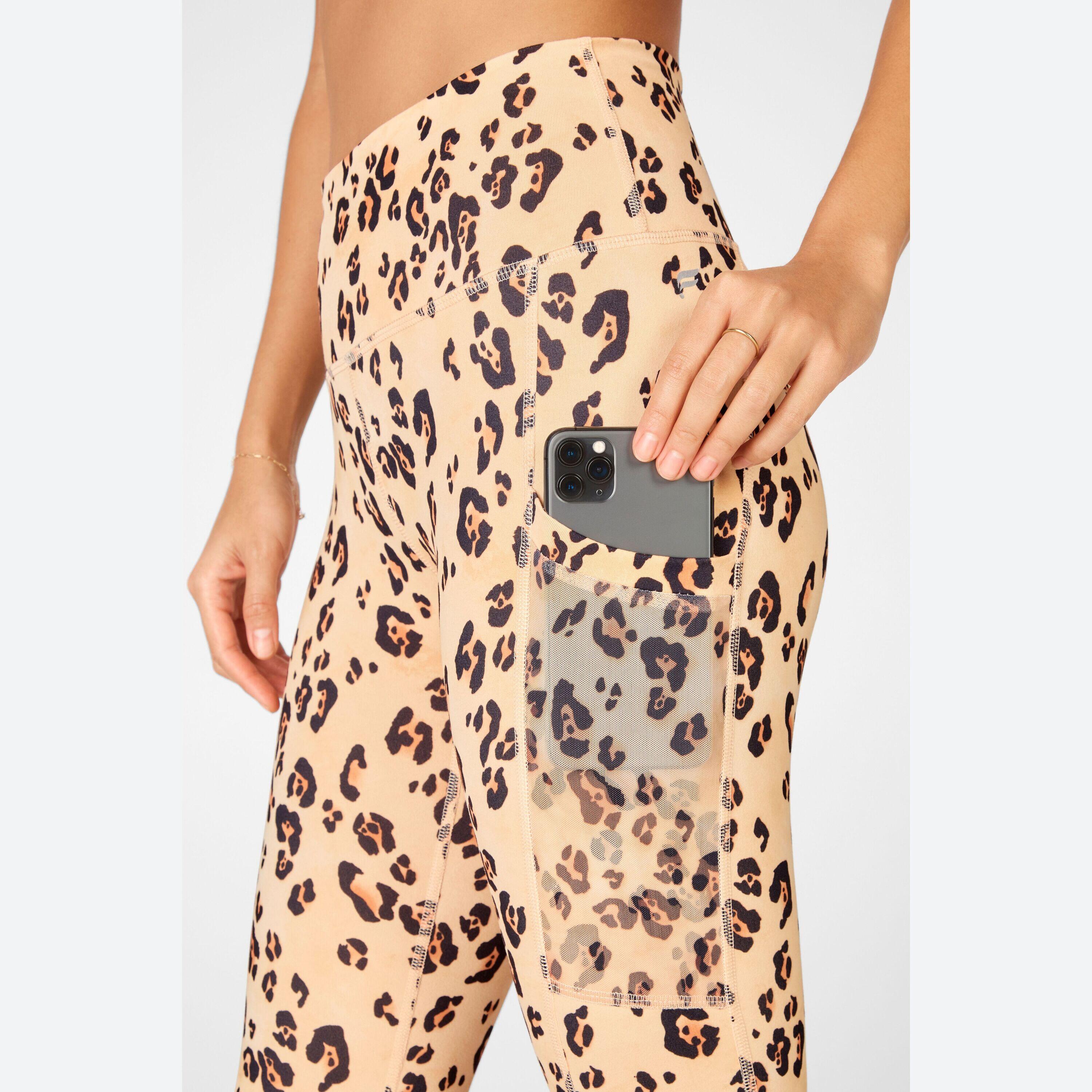 Damen Leggings On The Go Mit Leopardenmuster 4/4