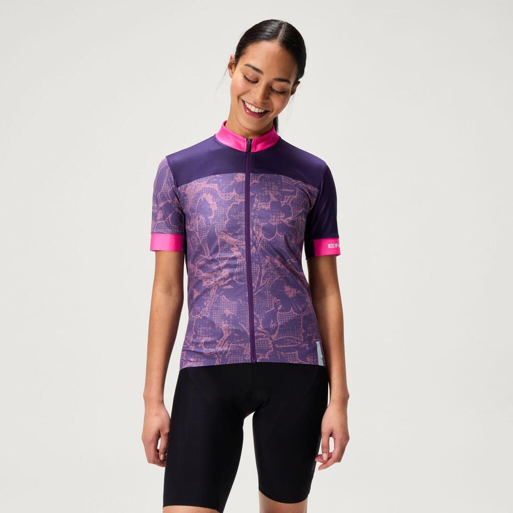 Endura FS260 Women's Short Sleeve Jersey Purple