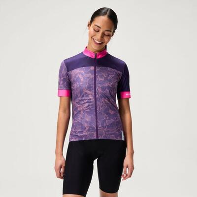Endura fs260 women's jersey met korte mouwen paars