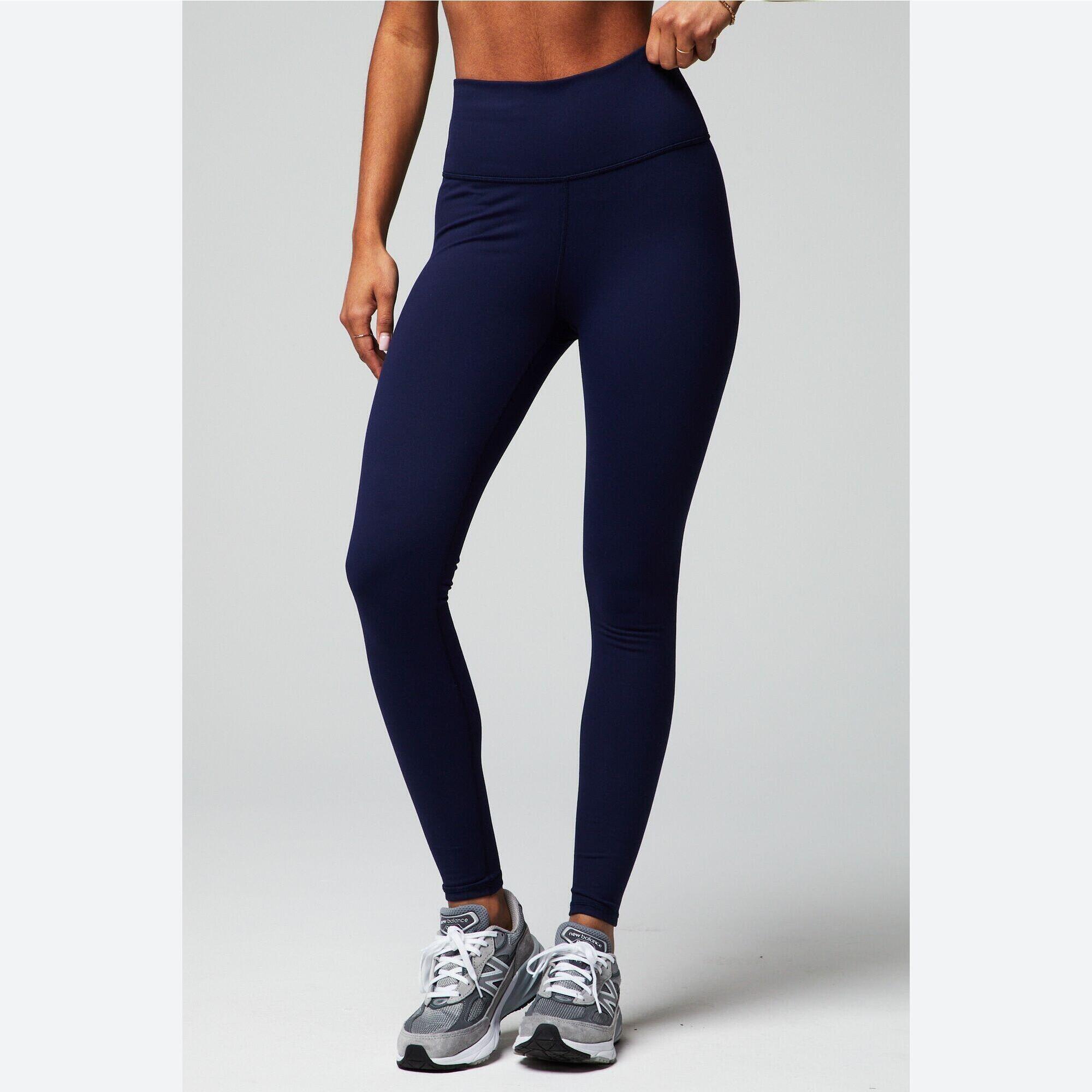 Fabletics - Legging Femme Define Powerhold Avec Forte Compression Et Taille Gainante - Legging - Bleu - Decathlon
