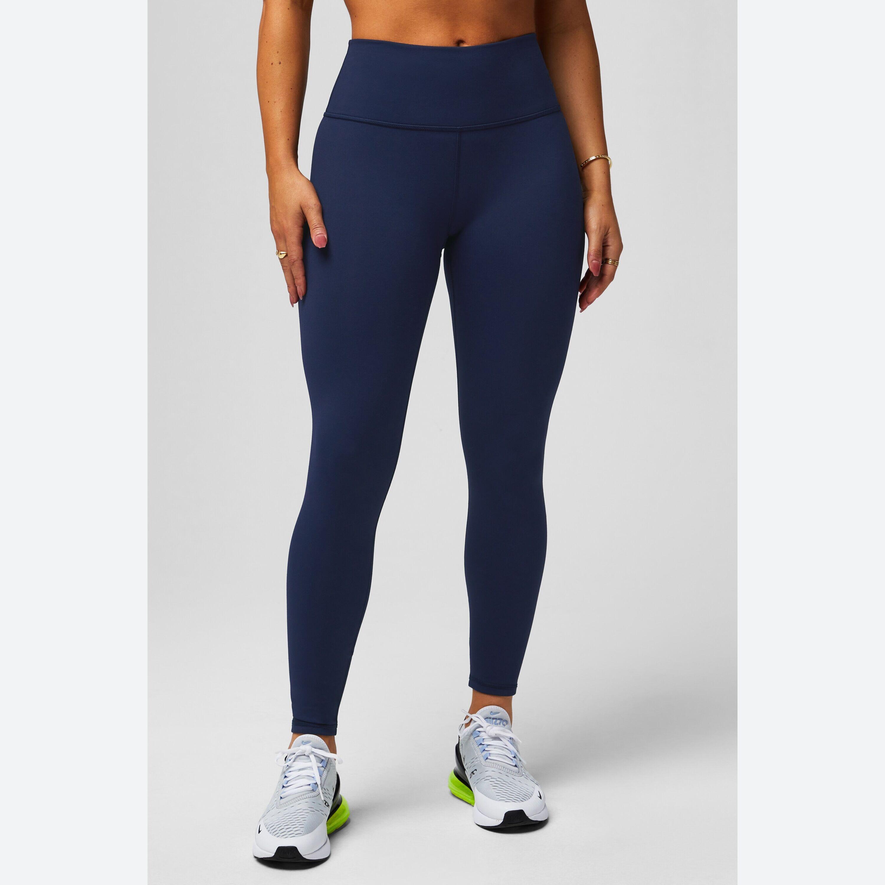 Fabletics - Legging Femme Define Powerhold Avec Forte Compression Et Taille Gainante - Legging - Bleu - 48 Xl - Decathlon