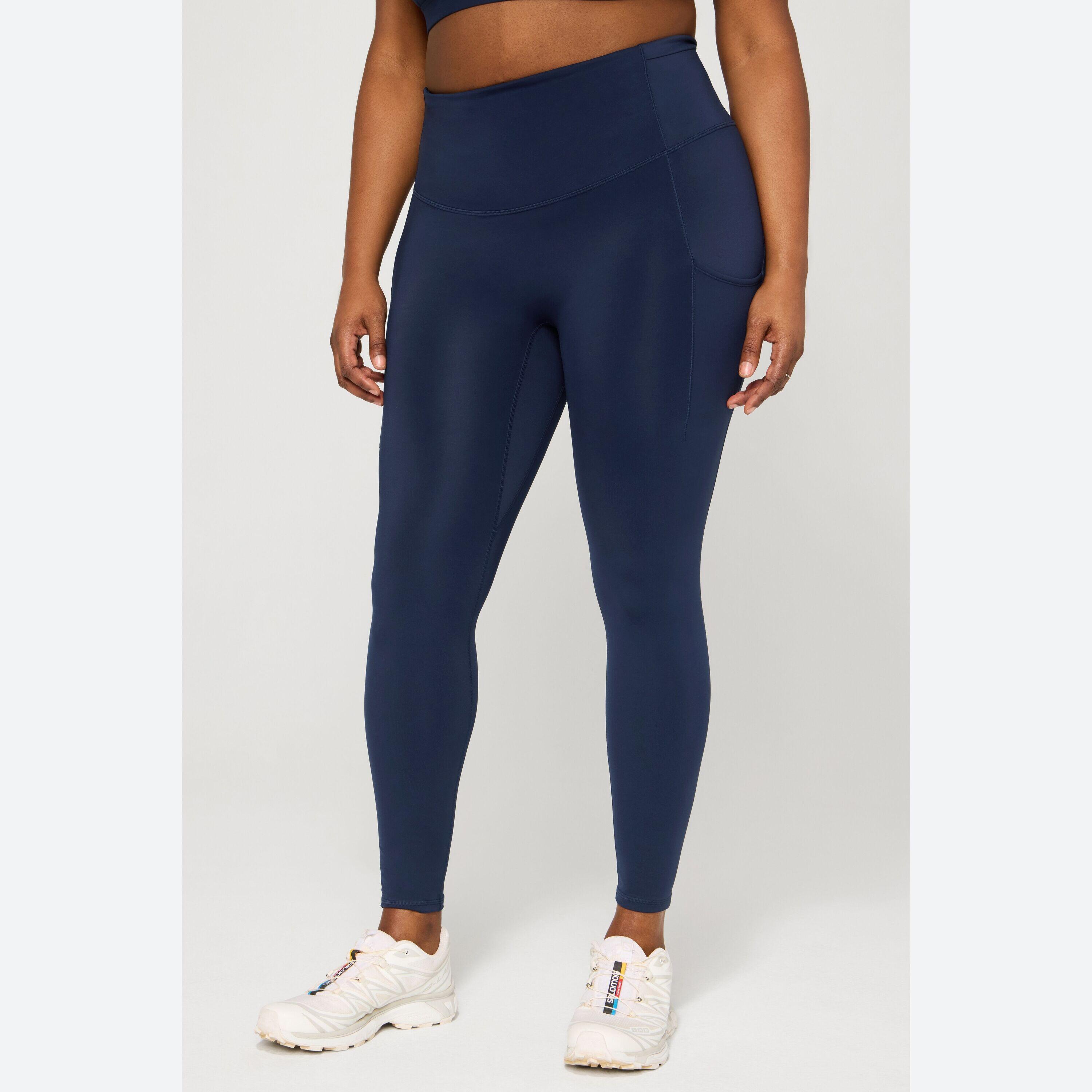Fabletics - Legging Femme Anywhere Motion365+ Taille Haute Avec Poches Invisibles - Legging - Bleu - 48 Xl - Decathlon