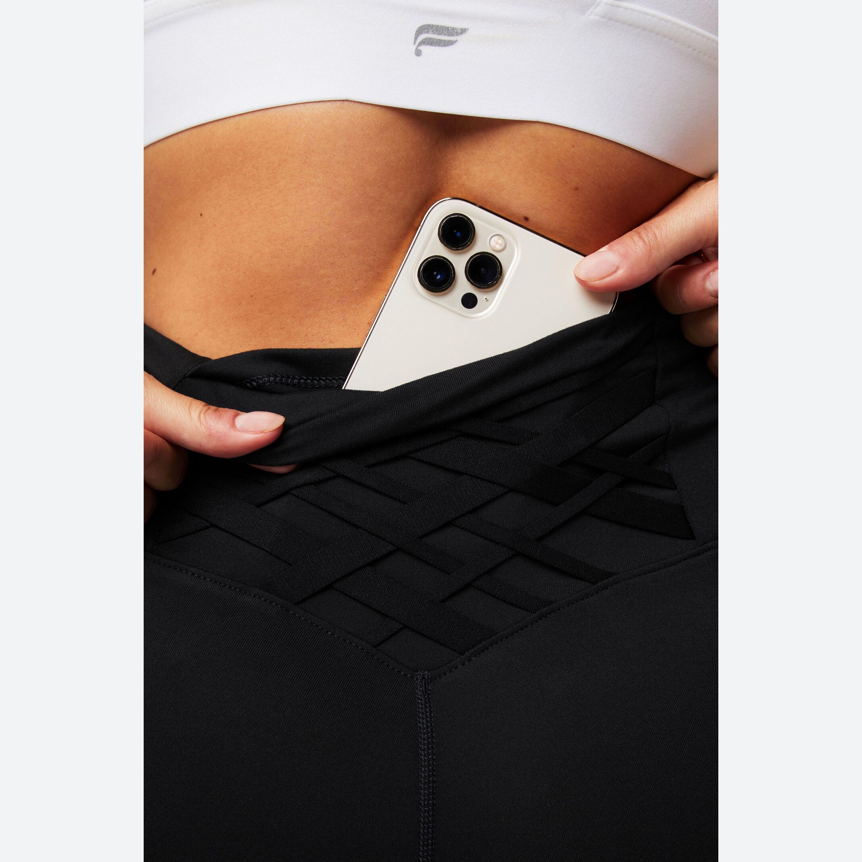 Damen Leggins Boost Powerhold High Waist Mit Taschen Und Schnürdetails 6/7