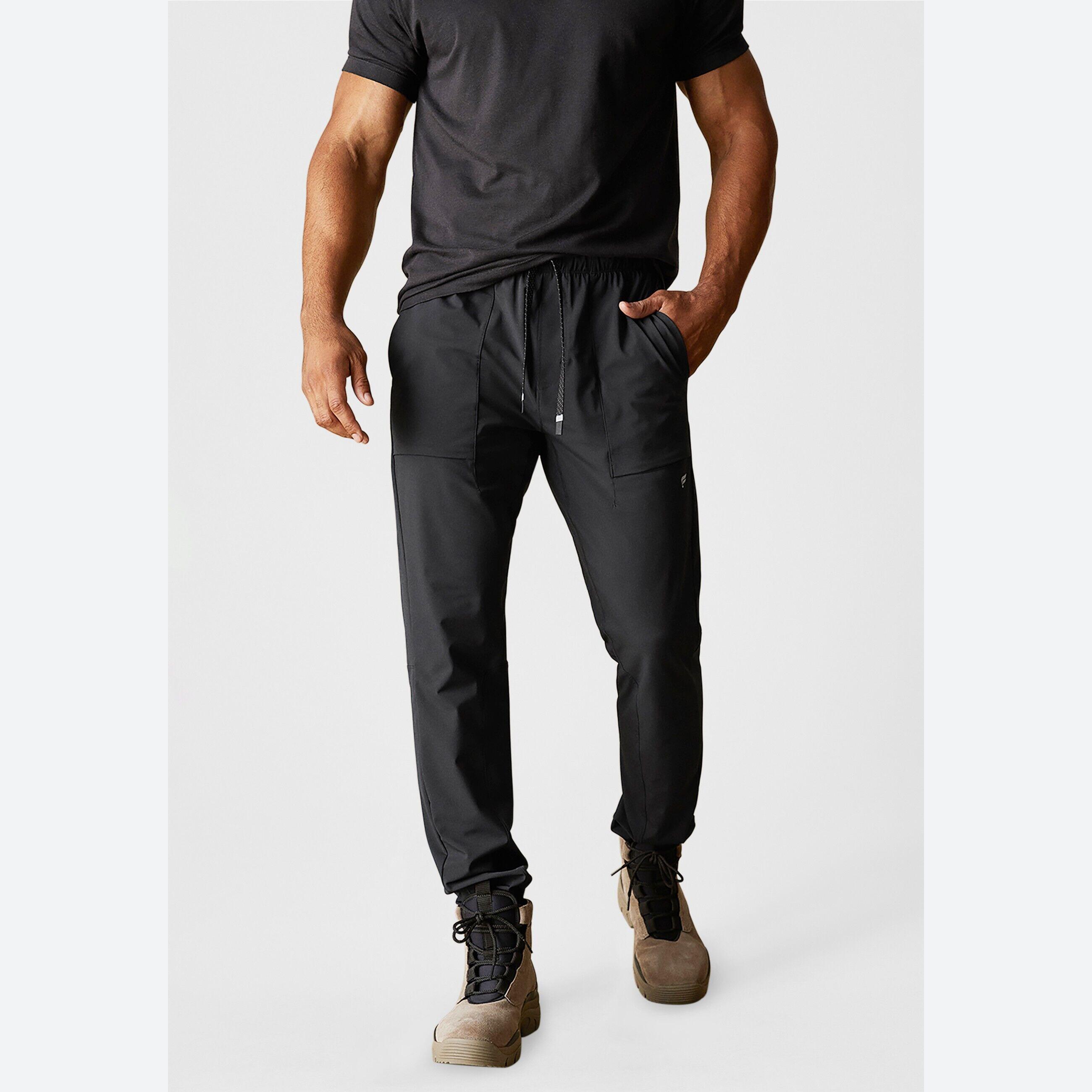 Fabletics - Pantalon De Jogging Homme The One En Tissu Technique Avec Poches Zippées - Pantalons - Noir - Decathlon