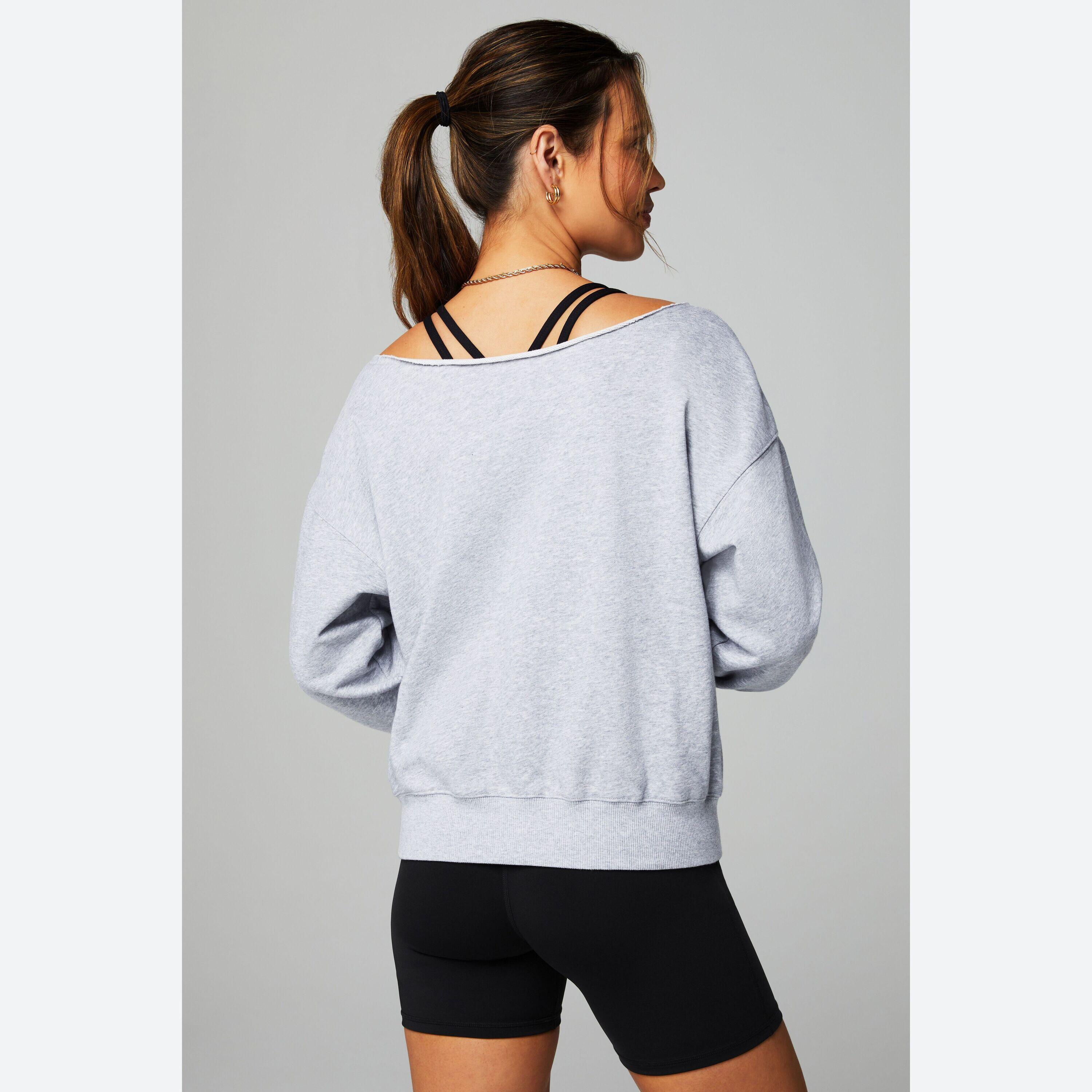Sweatshirt Femme Year Round Terry En Matières Recyclées 3/4