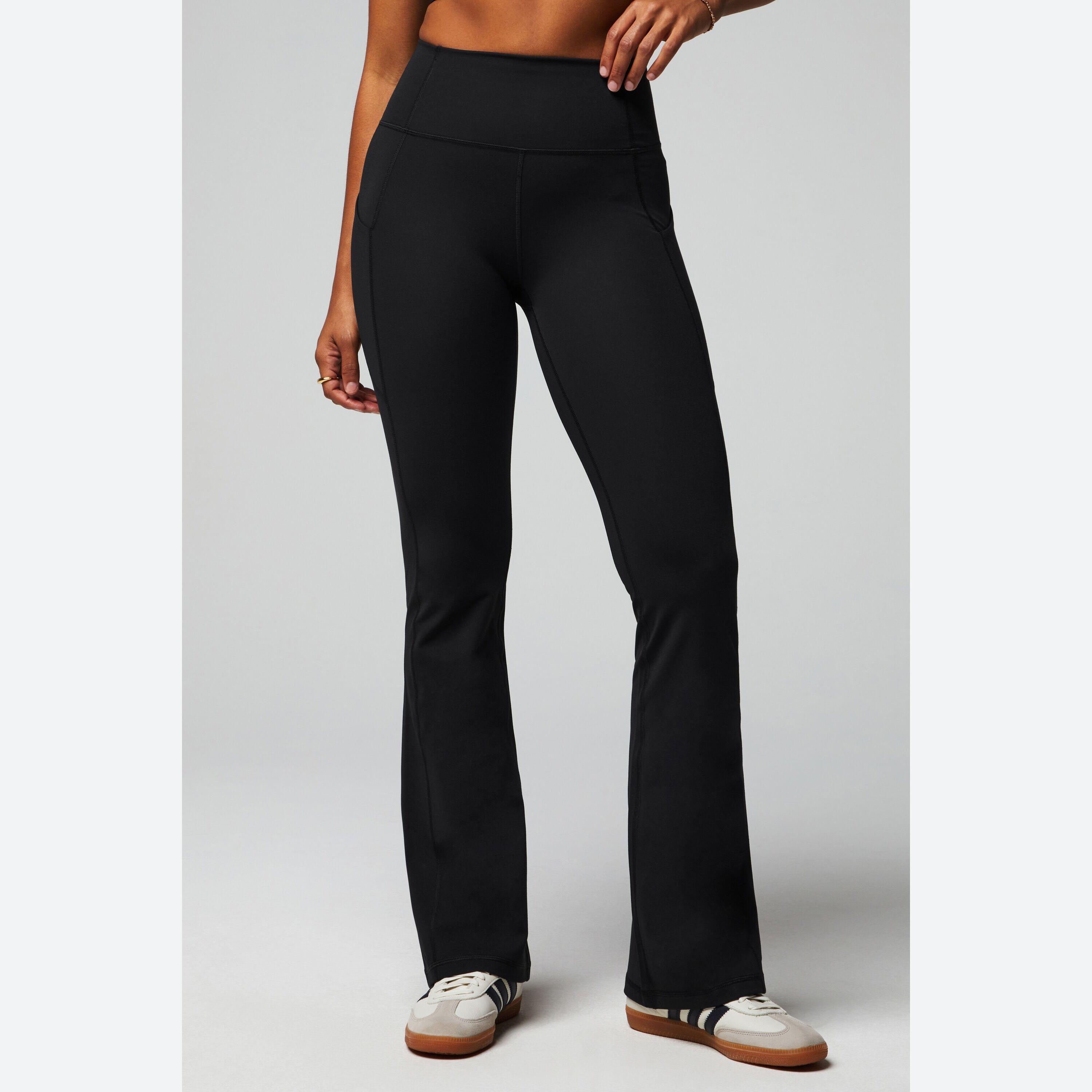 Fabletics - Pantalon Femme Oasis Pureluxe Opaque Avec Compression Moyenne - Pantalons - Noir - Decathlon