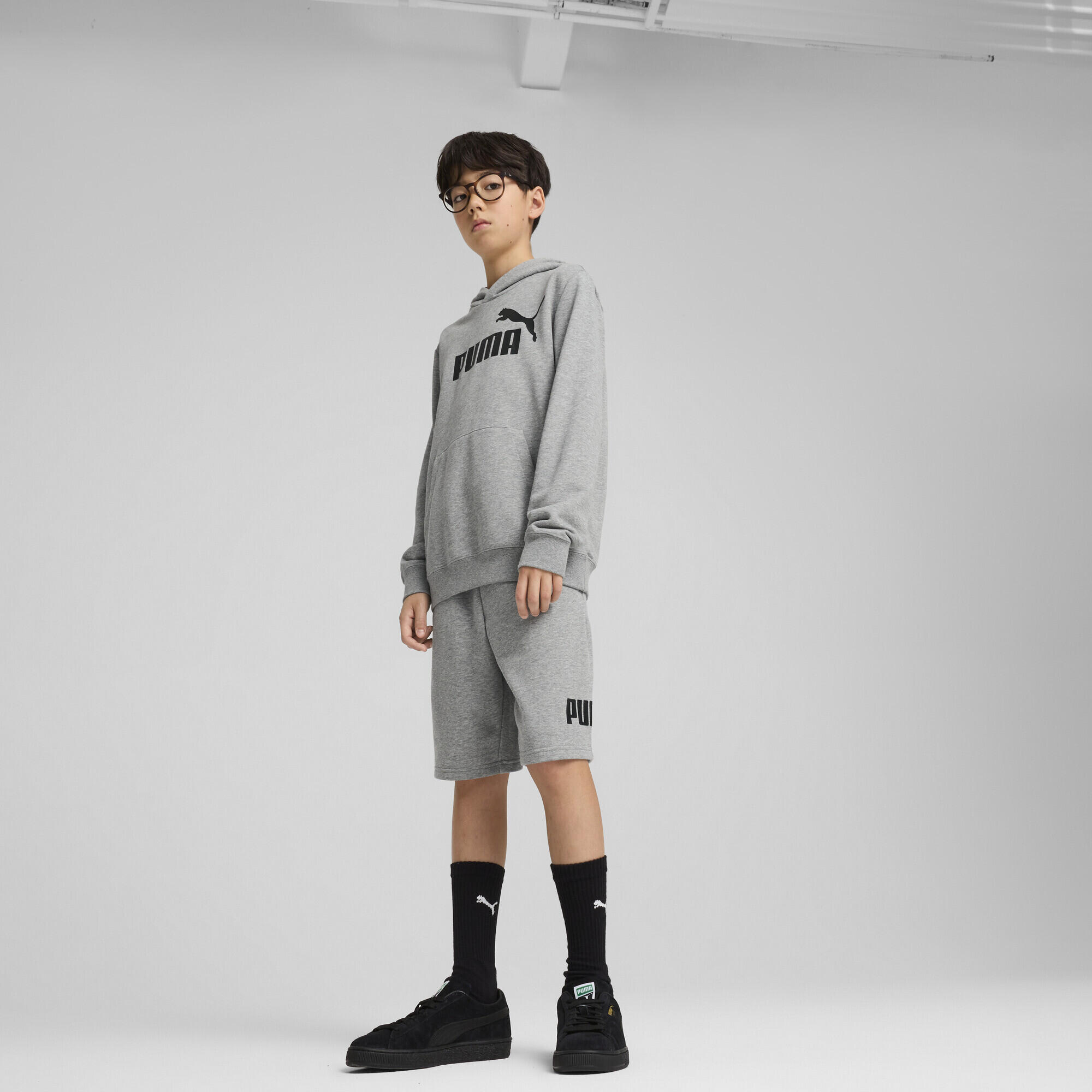 Calções infantil cintura elástica ESS No. 1 Logo PUMA 4/5