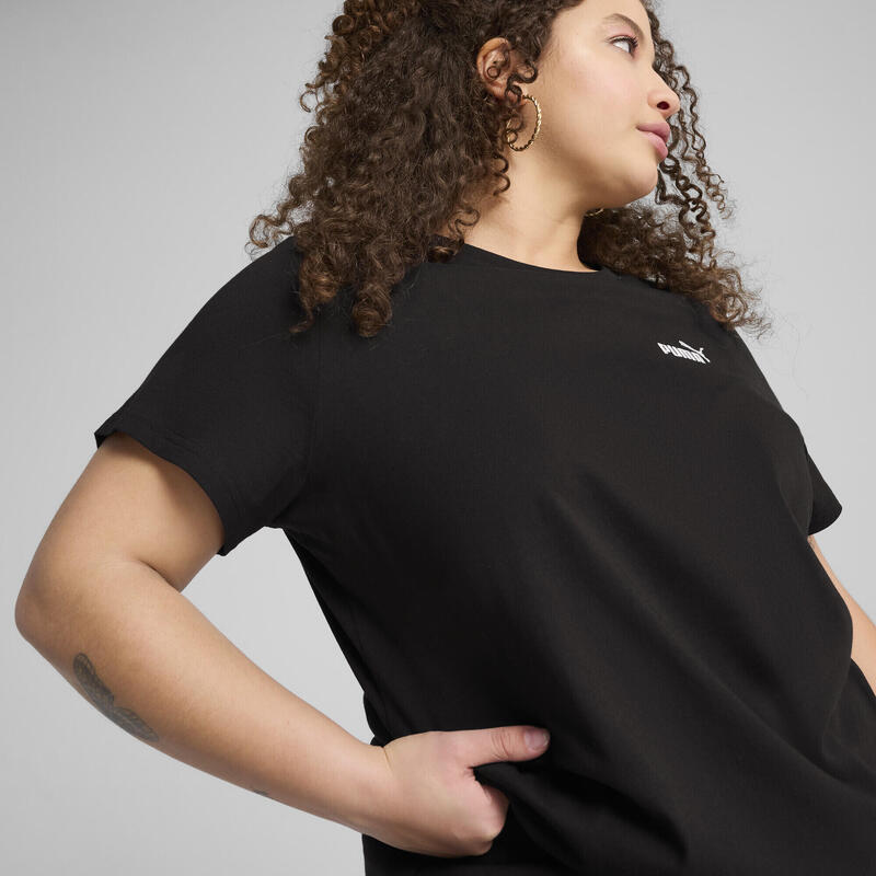 Tricou alergare femei logo mic ESS Small No. 1, negru PUMA