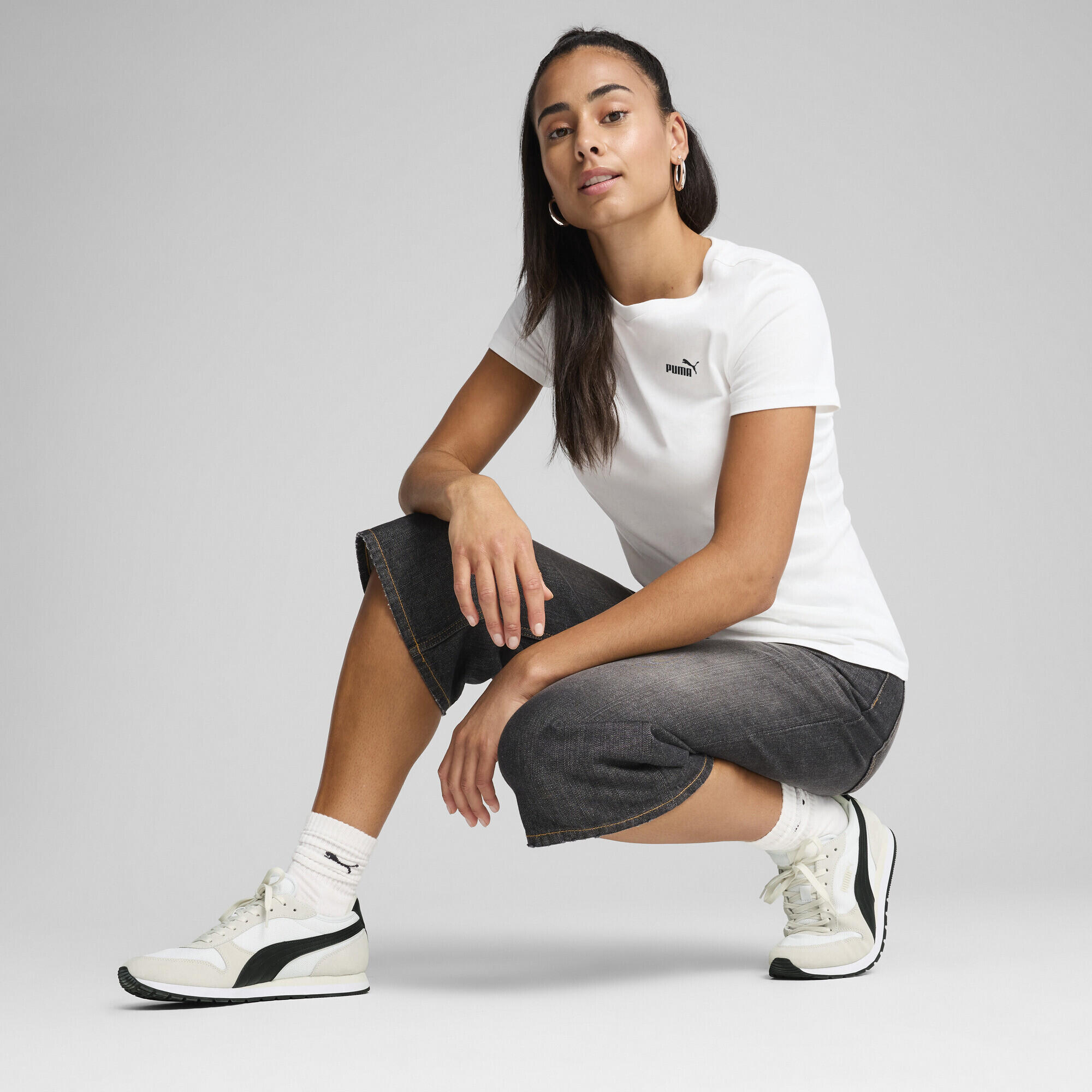 ESS Small No. 1 Logo T-Shirt Damen PUMA 4/6