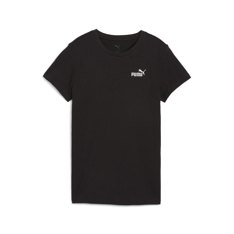 Tricou alergare femei logo mic ESS Small No. 1, negru PUMA