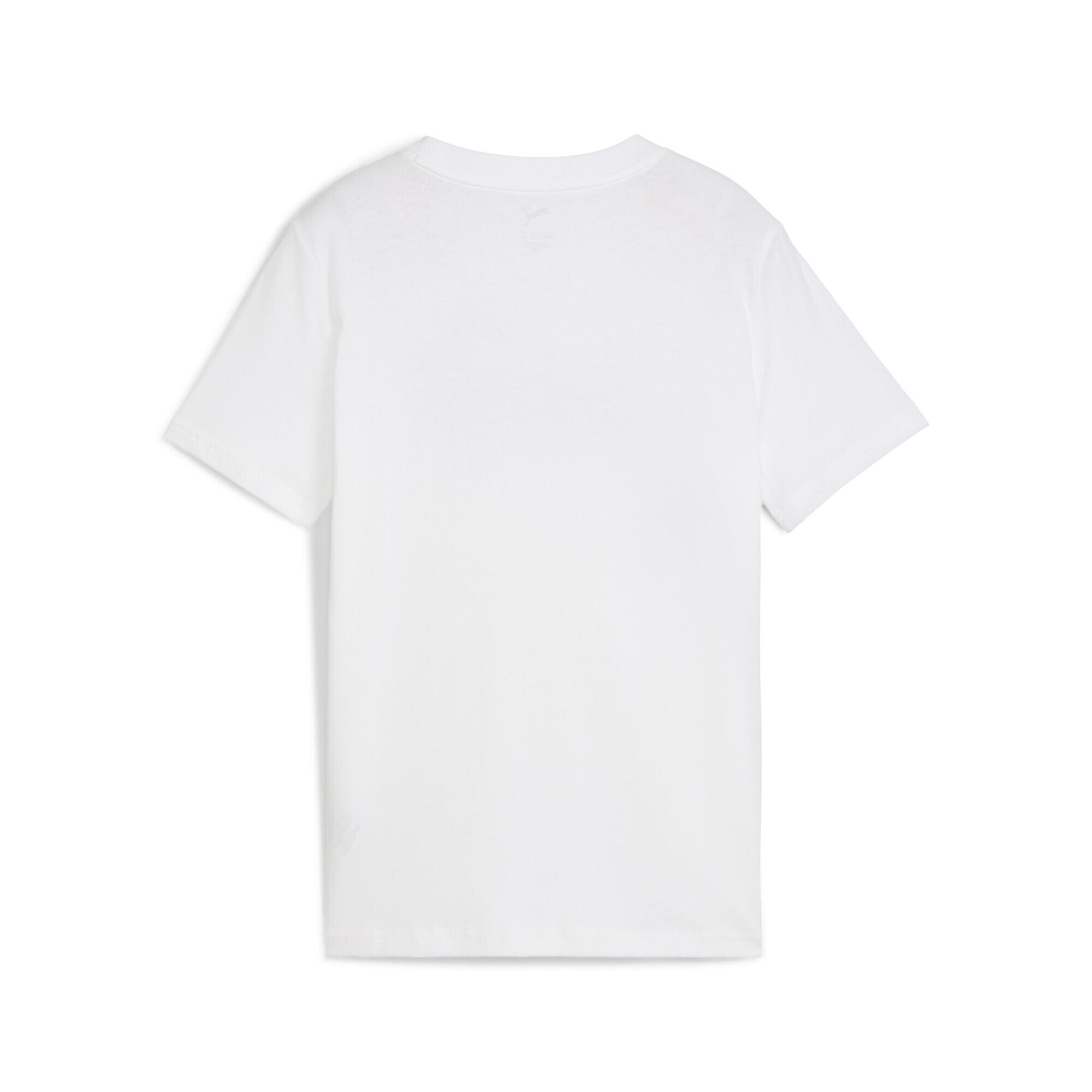 T-shirt infantil algodão estampa Ess No. 1 Logo PUMA 5/5