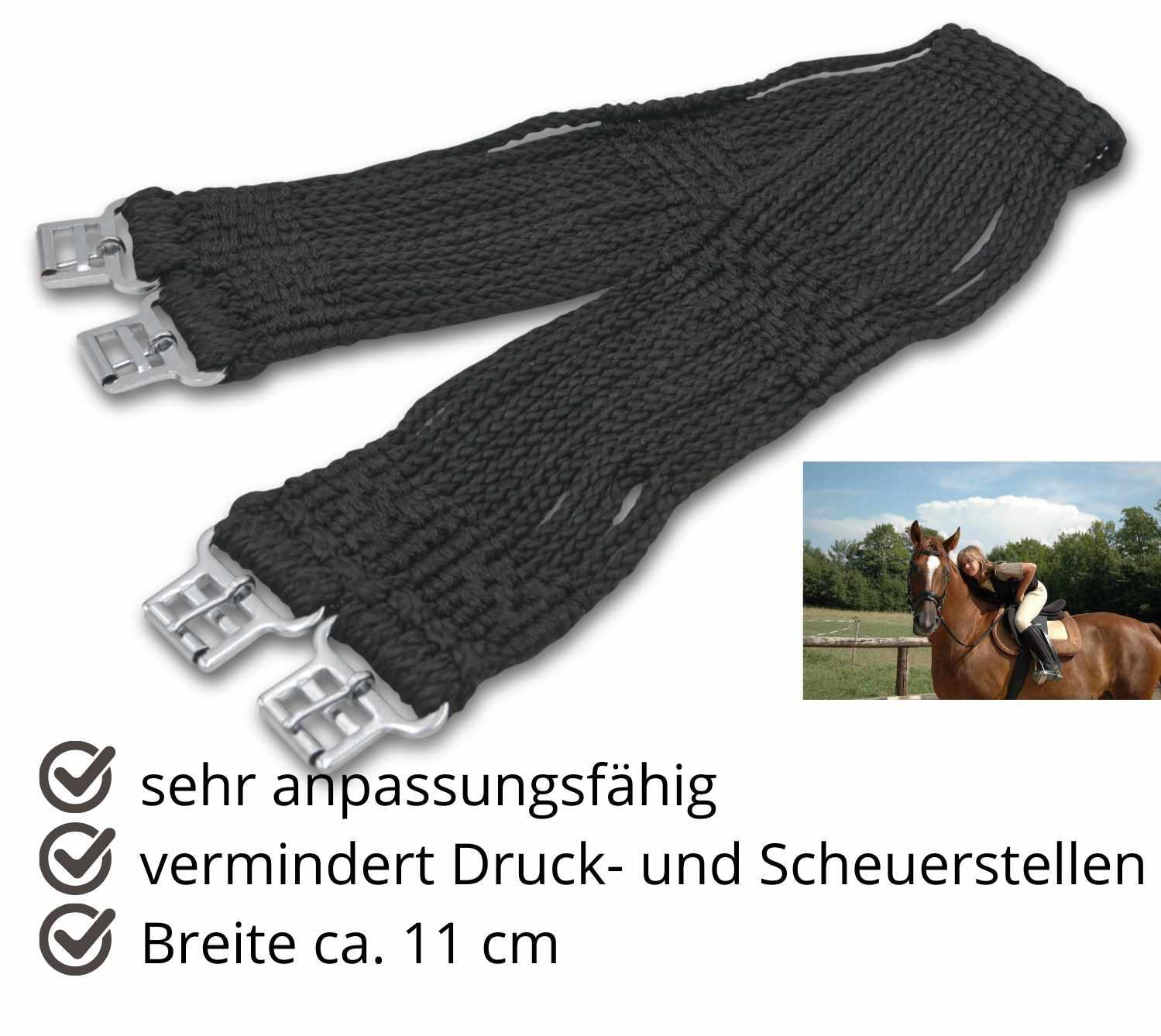 AMKA Sattelschnurengurt aus Nylon 2/4