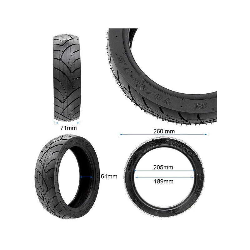 Pneu - 70/60-7.5 City Tubeless Gel 2/4