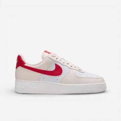 Nike air force 1 low '07 next nature pale ivory university red (women's)