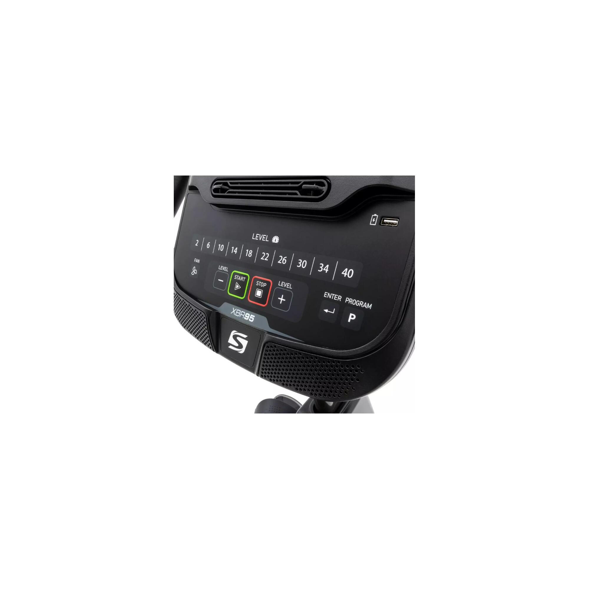 Spirit Liegeergometer XBR95 - komfortables Recumbent Bike mit App-Konnektivität 5/7