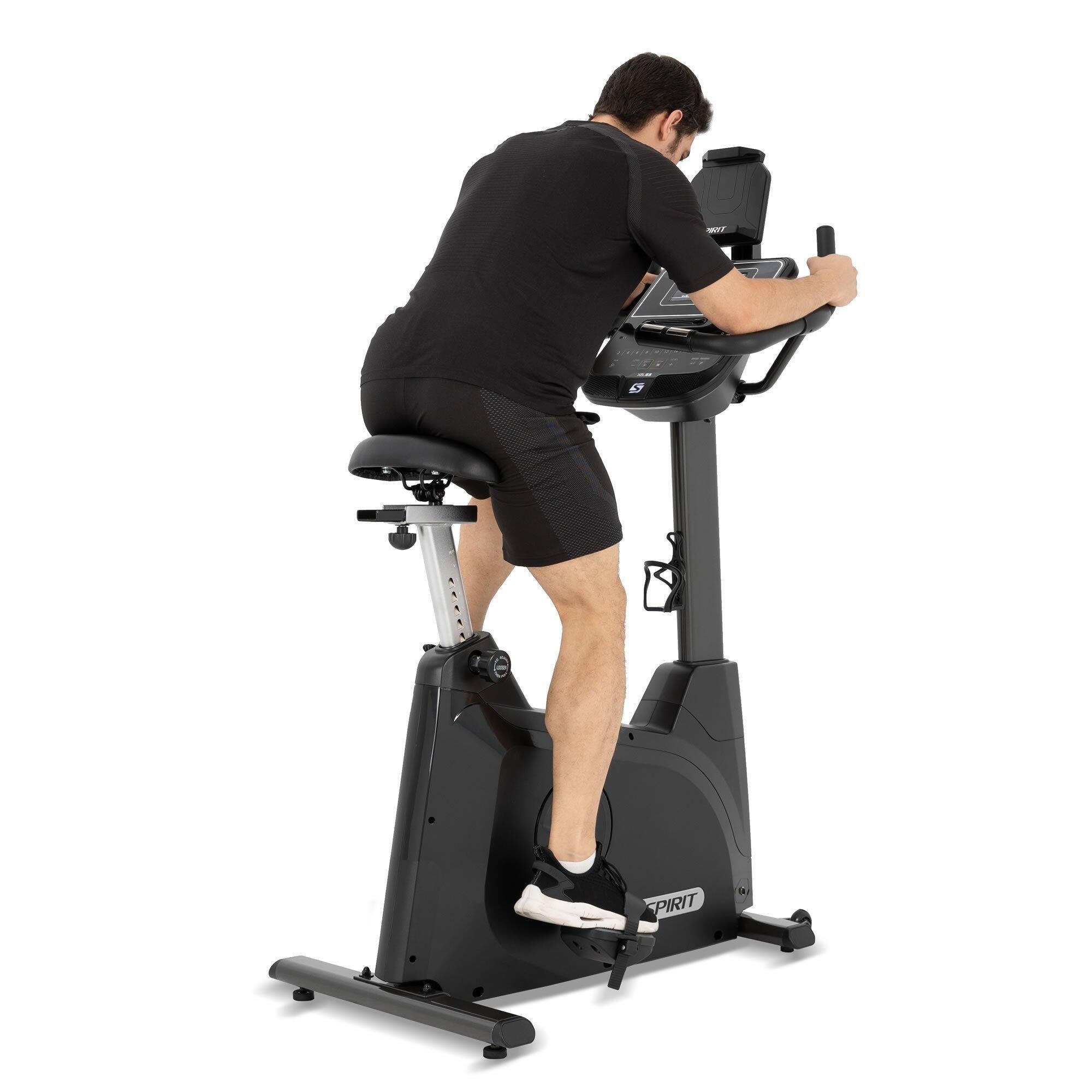 Spirit Ergometer XBU55 Black – leise, App-Konnektivität und Komfortsattel 5/7