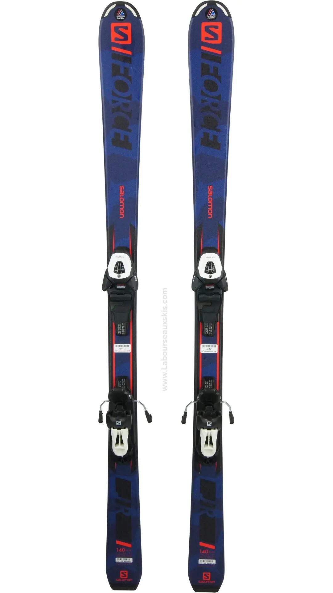 Reconditionné - SALOMON S/FORCE Jr M + SALOMON  L6 GW - Très bon état 2/3