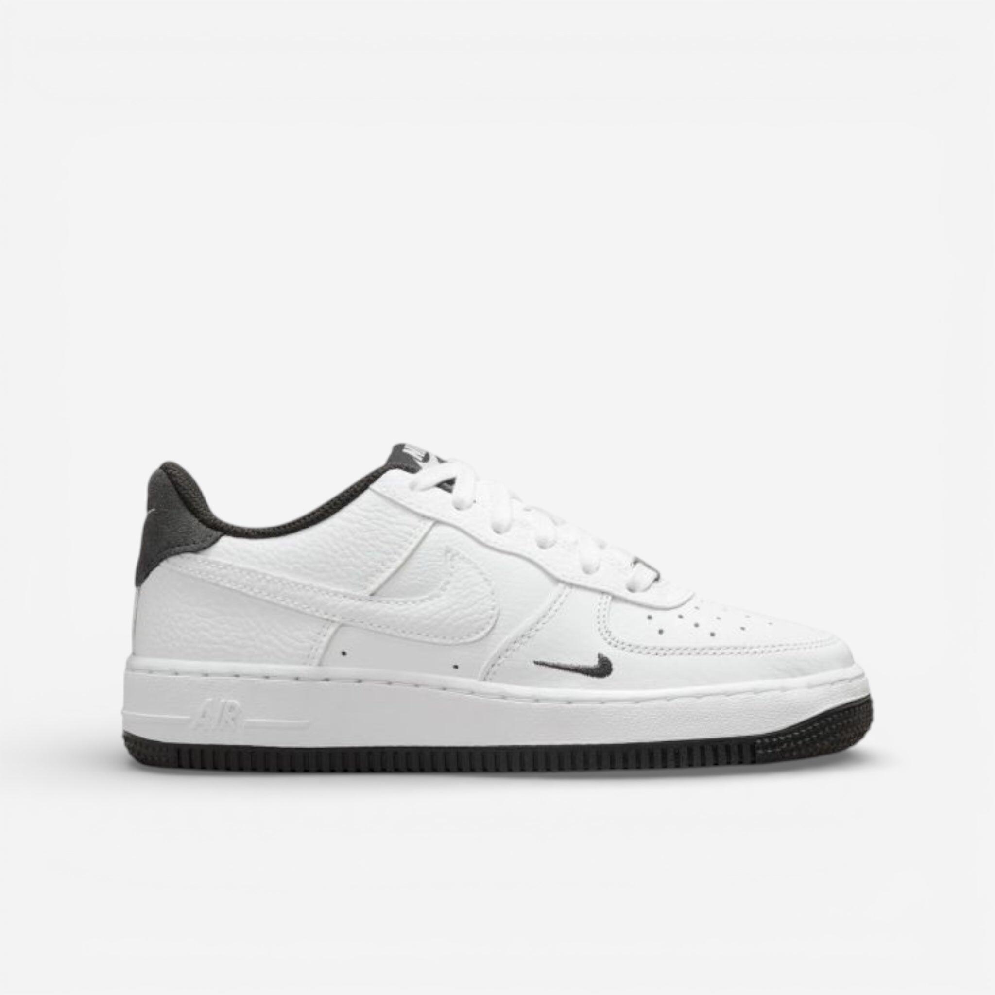 Nike Air Force 1 Low '07 White Anthracite Mini Swoosh 1/3