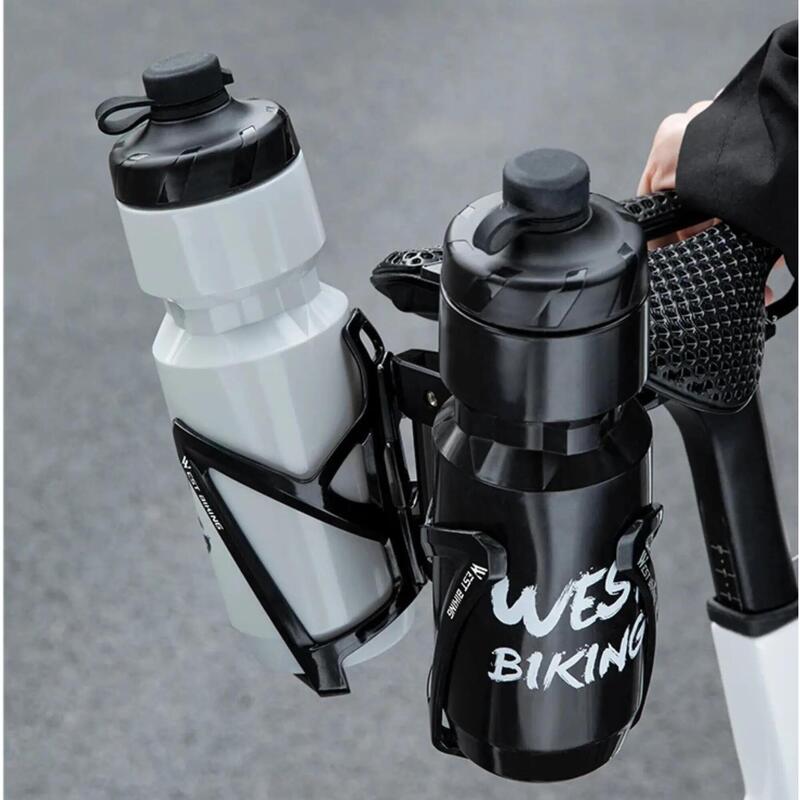 extensie suport bidon pe șinele șeii simplă sau dublă west biking
