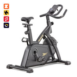 Vélo de fitness Ergomètre - Reebok FR30 – Roue d'inertie 18 KG - Ecran LED