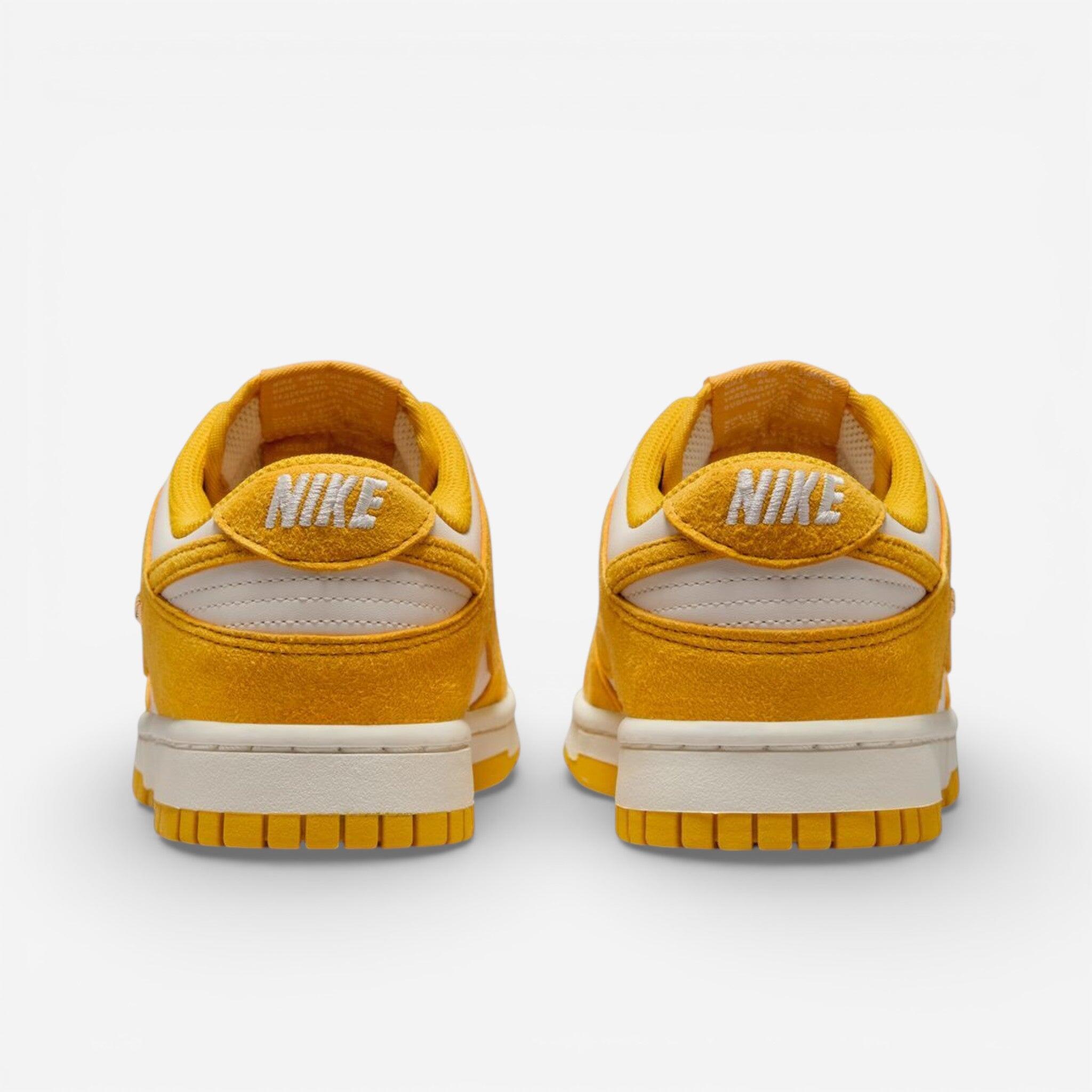 Nike Dunk Low Dark Sulfur Gold Mini Swoosh (Women's) 3/3