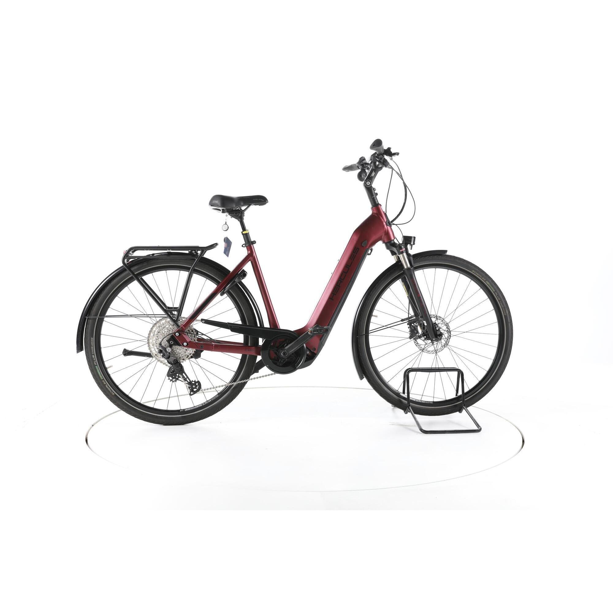 Hercules - Reconditionné - Hercules Futura Comp I-12 Trekking Vélo Entrée Basse - Très Bon - Vélo Tout Chemin - Rouge - 49 - Decathlon