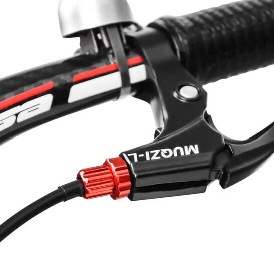 bremshebel einstellschauben m10 aluminium eloxiert rot 2 stück