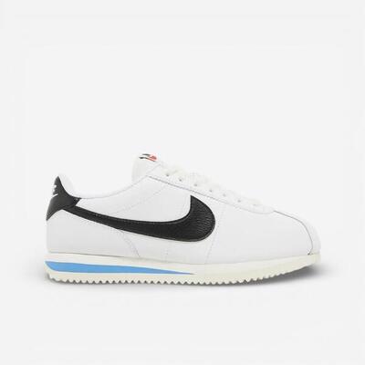 Nike cortez white black light photo blue (women's)
