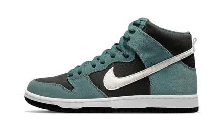 Zapatillas Nike SB Dunk High Green Suede