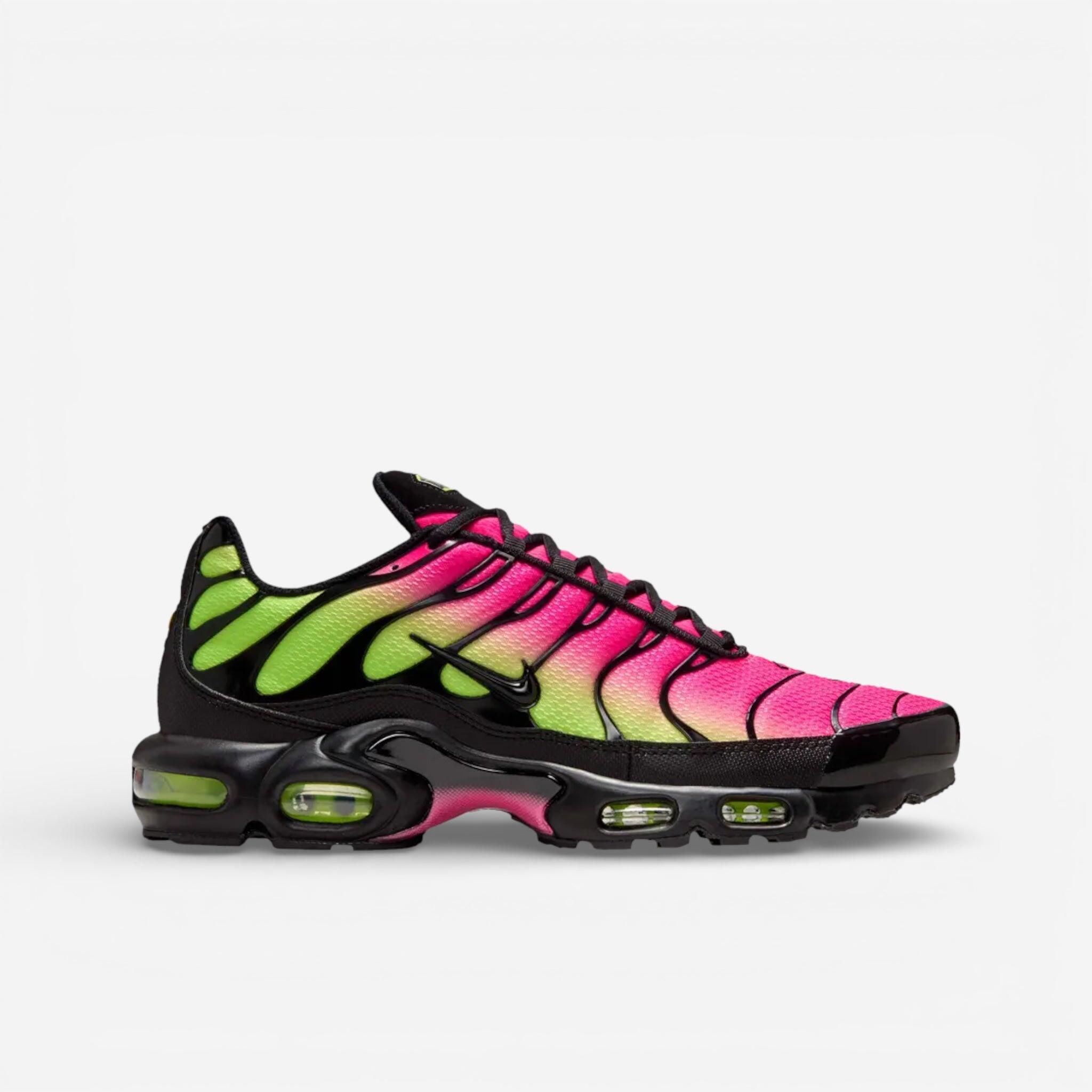 Nike - Nike Air Max Plus Hyper Pink Volt Black - Baskets - Noir - Decathlon