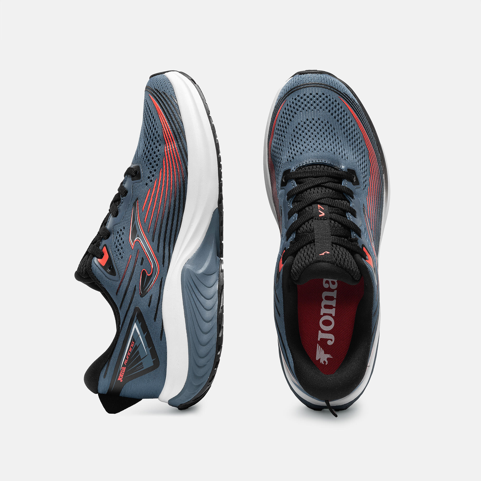 Joma Victory RVICTS2621 scarpa da running uomo grigio-rosso 4/5