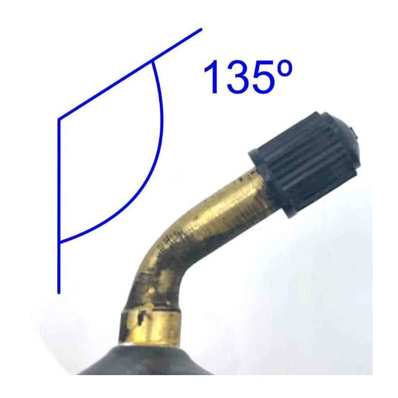 10" *2.125 Chambre à air Valve Sortie 45° / Coude 135° (Lot de 2) 3/3
