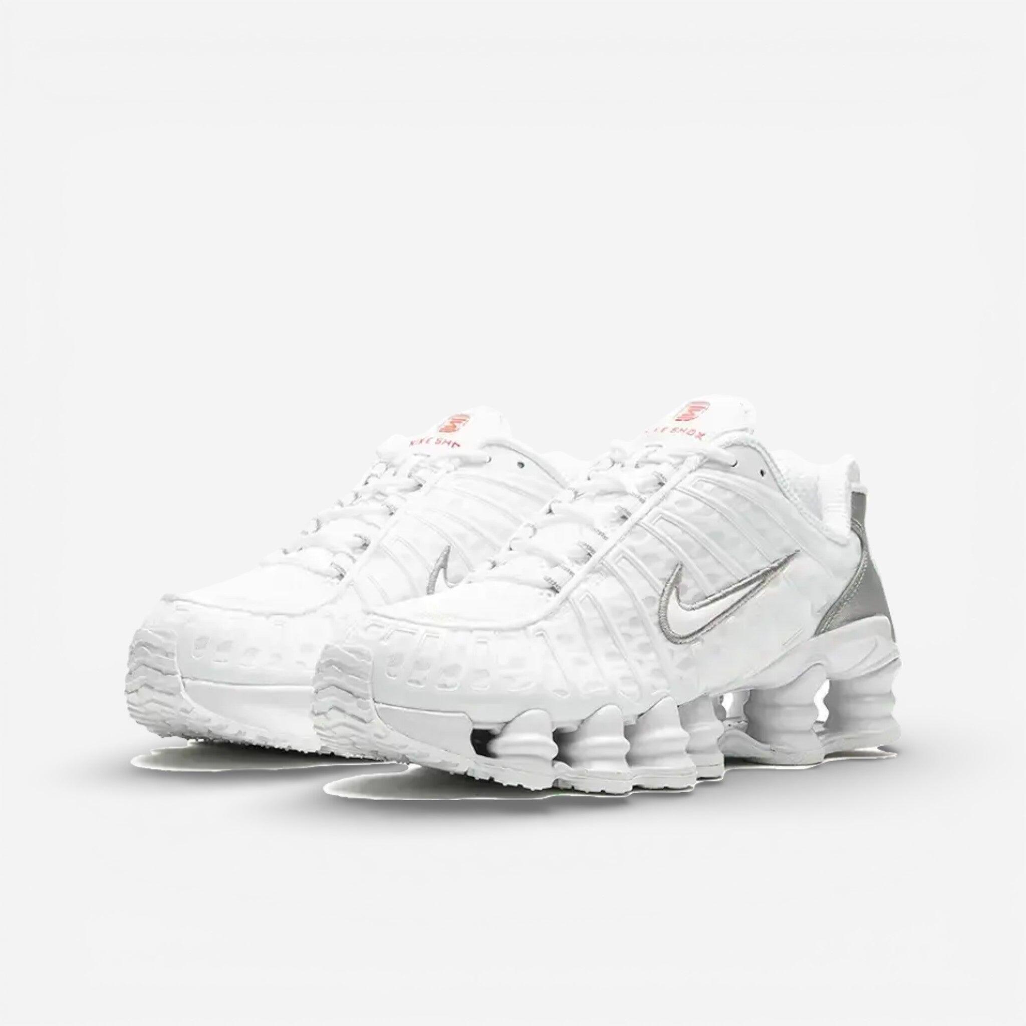 Nike Shox TL White/White/Metallic Silver 2/3