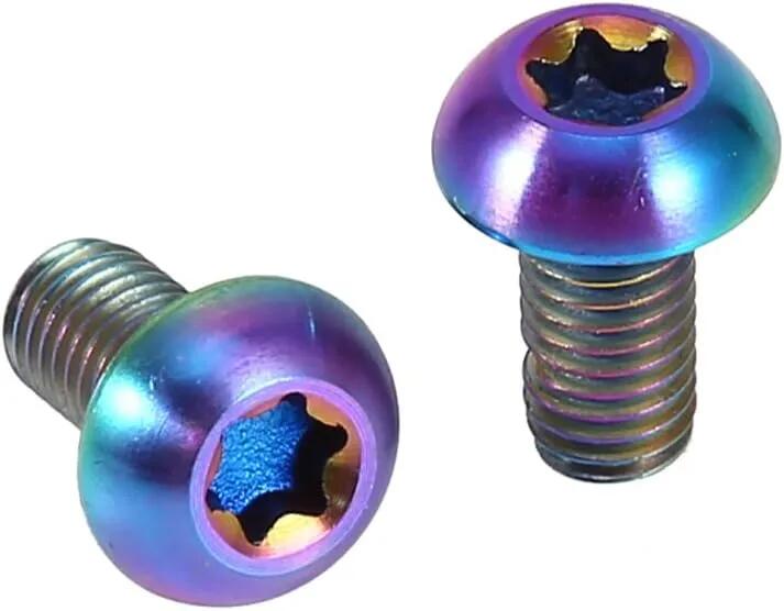viti torx t25 disco freno acciaio inox m5×9 mm multicolore 12 pezzi 4/4