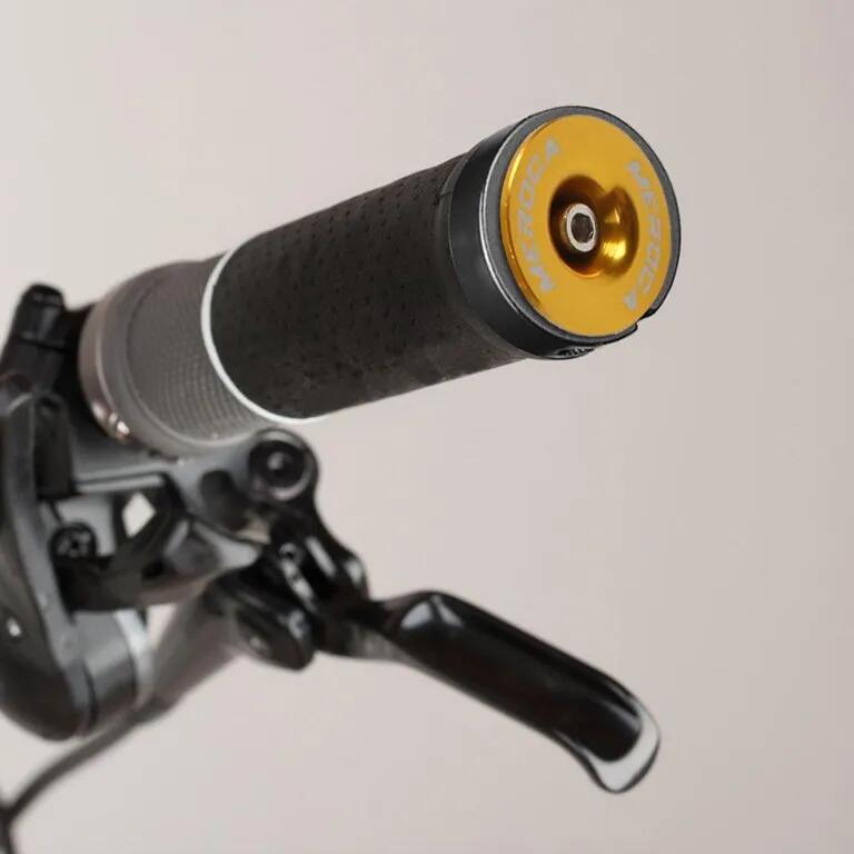 tappi manubrio bici 22–24 mm oro vite m4 3/4