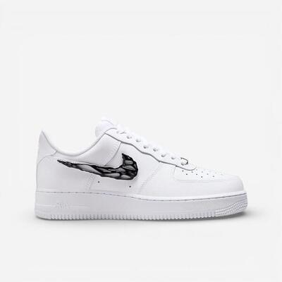Nike air force 1 low liquid metal swoosh (women's)